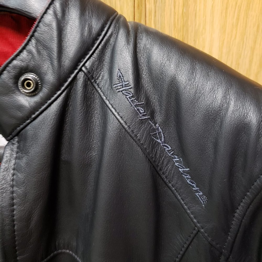 HOST PICK X4. Women's Harley Davidson Leather Riding Jacket - Picture 4 of 5